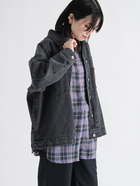 sm2rhythm「デニムルーズジャケット」|その他|