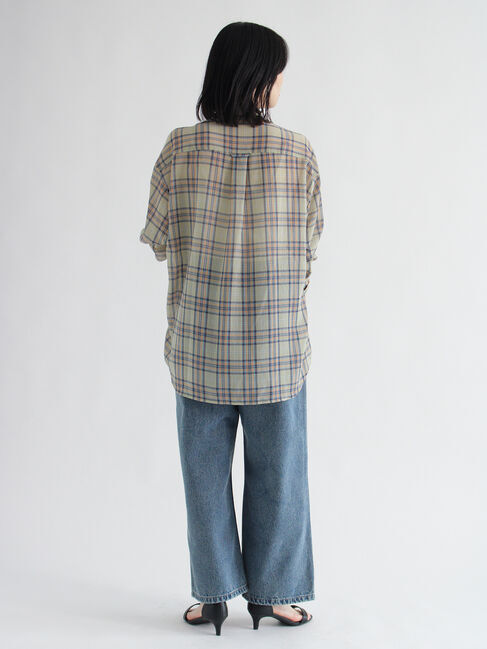 sm2rhythm「シアーチェックシャツ」|シャツ・ブラウス|