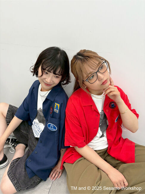 SM2「【SESAME STREET meets SM2】ワッペン付きボウリングシャツ」|シャツ・ブラウス|