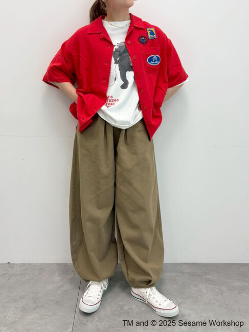 SM2「【SESAME STREET meets SM2】ワッペン付きボウリングシャツ」|シャツ・ブラウス|