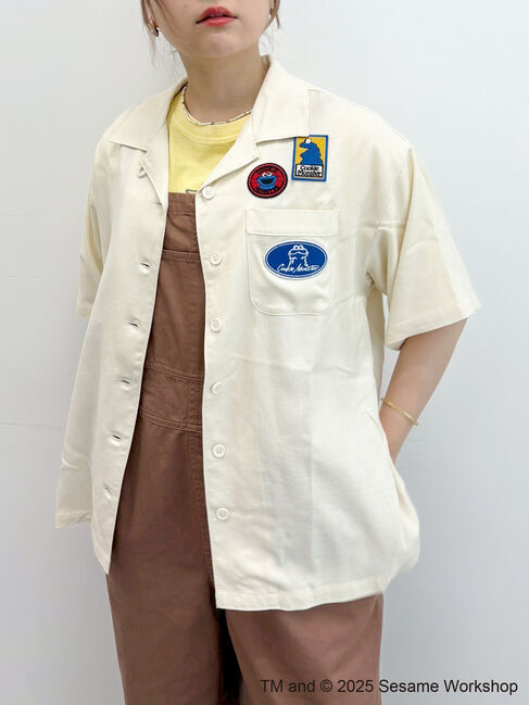 SM2「【SESAME STREET meets SM2】ワッペン付きボウリングシャツ」|シャツ・ブラウス|