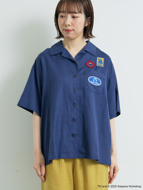 SM2「【SESAME STREET meets SM2】ワッペン付きボウリングシャツ」|シャツ・ブラウス|