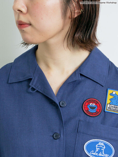 SM2「【SESAME STREET meets SM2】ワッペン付きボウリングシャツ」|シャツ・ブラウス|