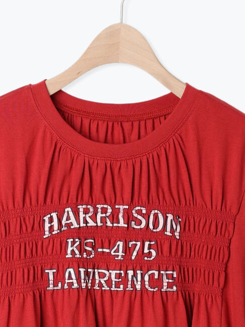 SM2「[接触冷感]シャーリングロゴプリントTシャツ」|Tシャツ・カットソー|