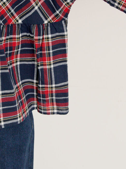 Samansa Mos2「◎チェック柄前後2WAYブラウス」|シャツ・ブラウス|