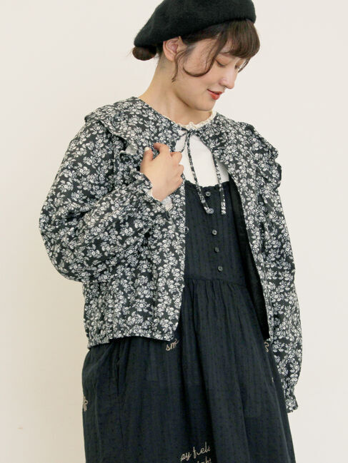 Samansa Mos2「リボンフリルジャケット」|その他|