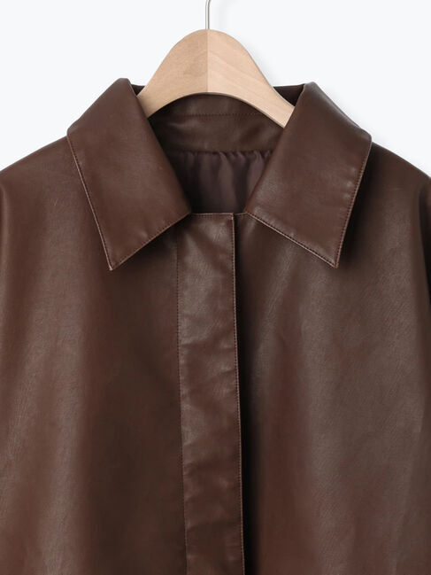 SM2「フェイクレザーブルゾン」|ブルゾン・スタジャン|