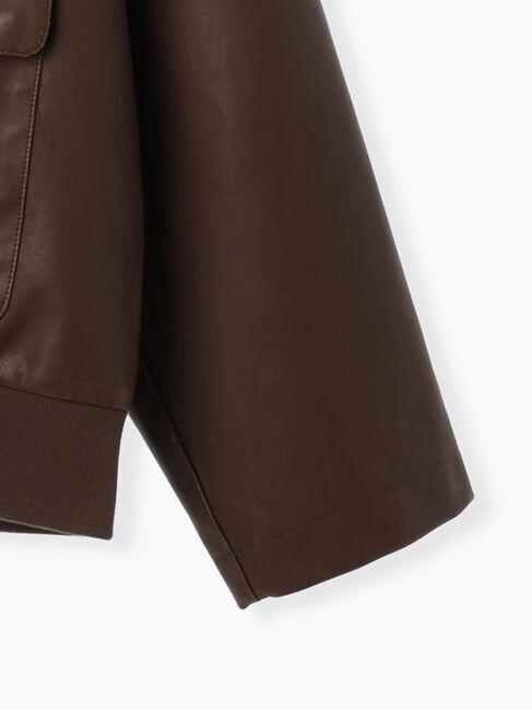 SM2「フェイクレザーブルゾン」|ブルゾン・スタジャン|