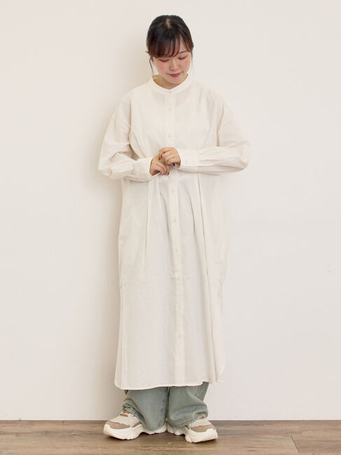 Samansa Mos2「◎タックシャツワンピース」|ワンピース|