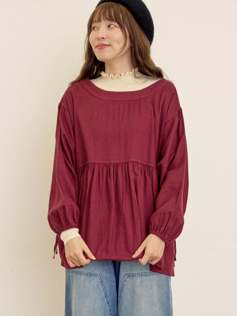 Samansa Mos2「前後2WAYドロストチュニック」|シャツ・ブラウス|