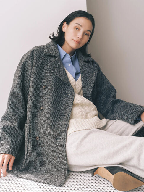 sm2rhythm「ケーブルニットベスト」|ダウンベスト・ベスト|