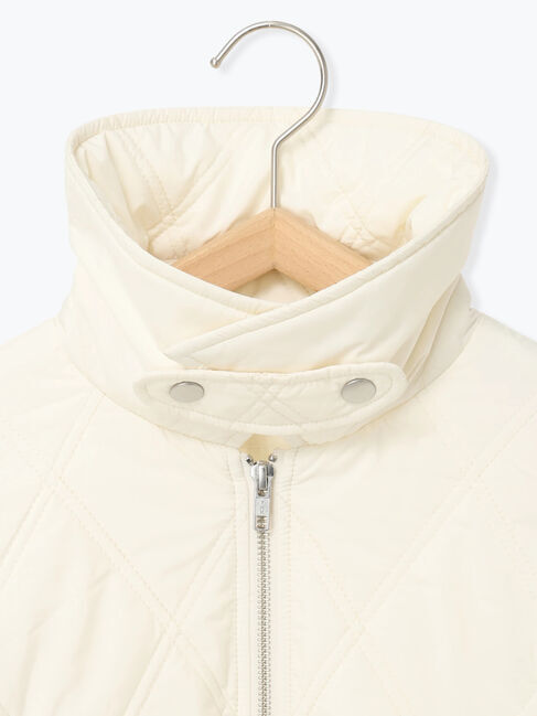 Samansa Mos2 blue「バルーンキルトジャケット」|その他|