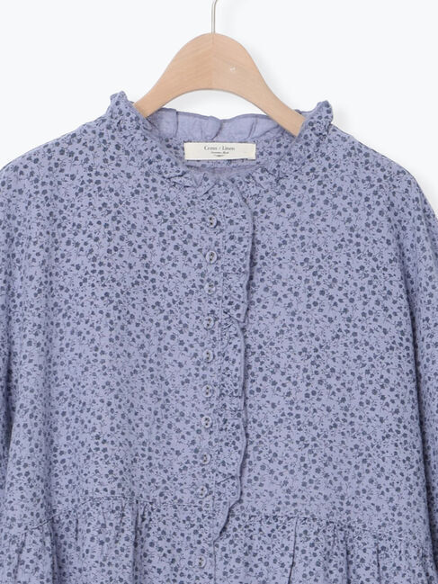 Samansa Mos2「【Cross&times;Linen】フリルワンピース《S/Mサイズ》」|ワンピース|