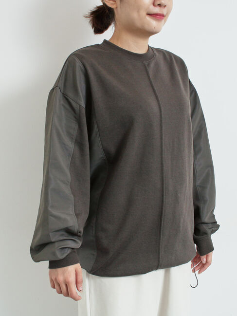 SM2「異素材切替スウェット」|Tシャツ・カットソー|