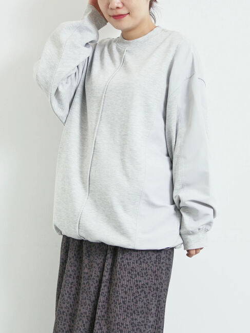 SM2「異素材切替スウェット」|Tシャツ・カットソー|ＴＯＰグレー