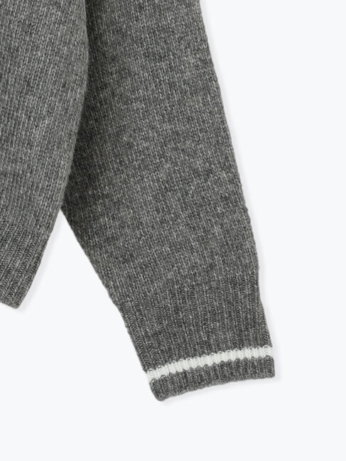 Samansa Mos2「ロゴ刺繍プルオーバーニット」|ニット・セーター|