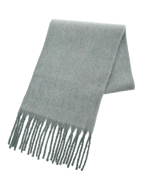 Samansa Mos2 blue「ボリュームフリンジマフラー」|その他|