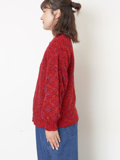 Samansa Mos2「ぽこぽこヤーン前後2WAYニット」|ニット・セーター|