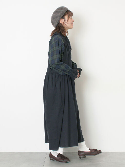 Samansa Mos2「【WEB限定】バックスリットジャンスカ」|ワンピース|