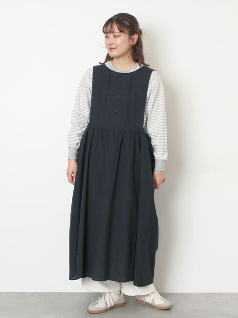 Samansa Mos2「【WEB限定】バックスリットジャンスカ」|ワンピース|