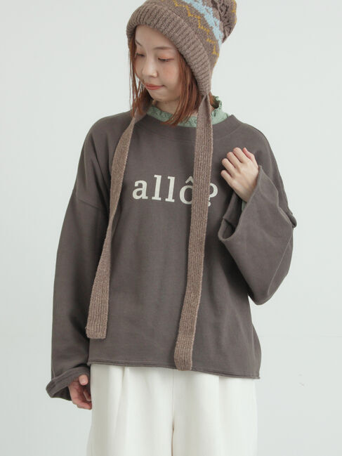 Samansa Mos2「シンプルロゴアソート裏起毛スウェット」|Tシャツ・カットソー|