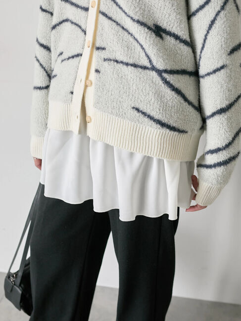 Samansa Mos2 blue「ペプラムプルオーバー」|Tシャツ・カットソー|