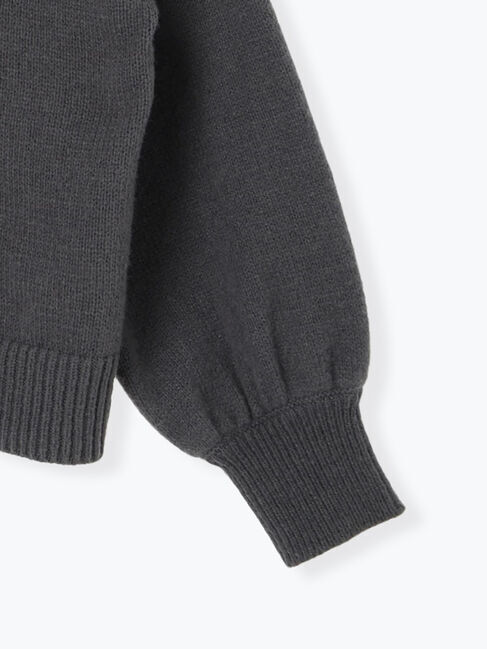 Samansa Mos2「レース貼り前後2WAYニット」|カーディガン|