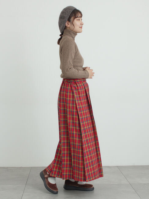 Samansa Mos2「【帯電防止裏地】柄アソートプリーツスカート」|スカート|