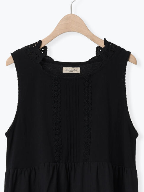 Samansa Mos2「【抗菌防臭】スカラップレースペチワンピース」|ワンピース|