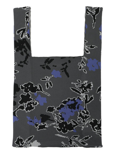 Samansa Mos2「花柄スポンディッシュニットバッグ」|その他|