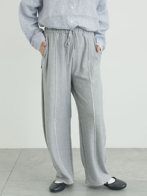 Samansa Mos2「カーブシルエットスウェットパンツ」|その他|