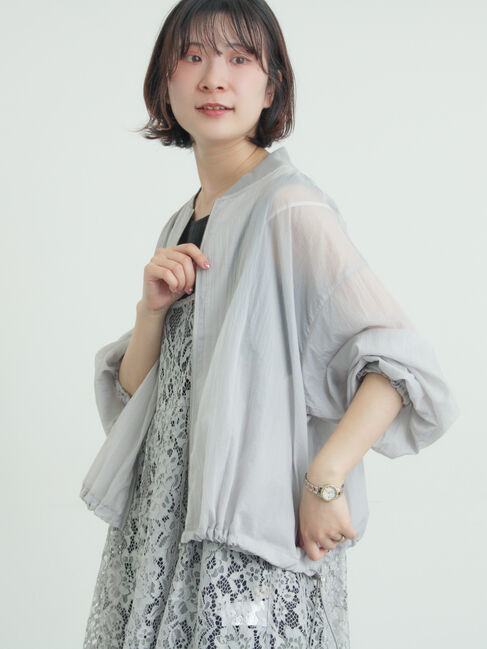 Samansa Mos2「シアーブルゾン」|ブルゾン・スタジャン|