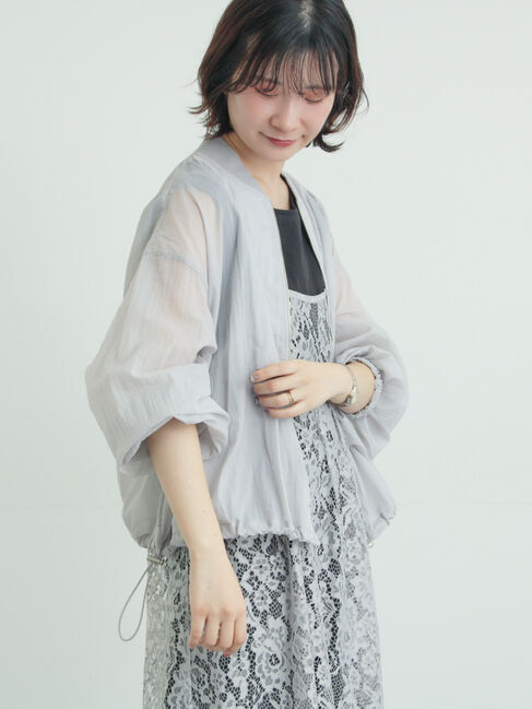 Samansa Mos2「シアーブルゾン」|ブルゾン・スタジャン|