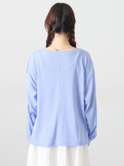 Samansa Mos2「ガーゼ天竺ゆるカットソー」|Tシャツ・カットソー|