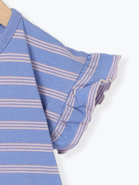 Samansa Mos2 Lagom「【吸水速乾】ボーダーカットワンピース」|ワンピース|