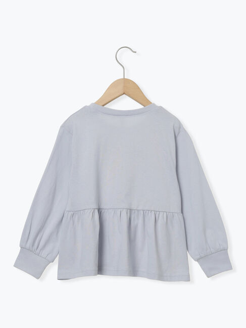 Samansa Mos2 Lagom「リボンアップリケロンT」|Tシャツ・カットソー|