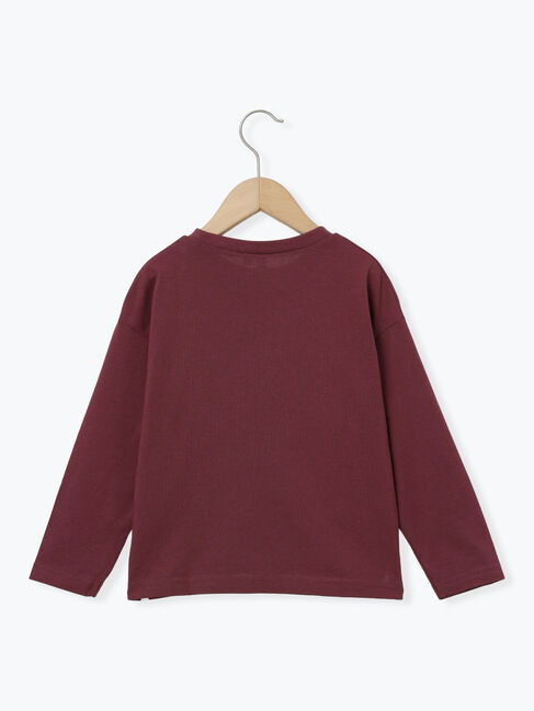 Samansa Mos2 Lagom「恐竜刺繍ロンT」|Tシャツ・カットソー|