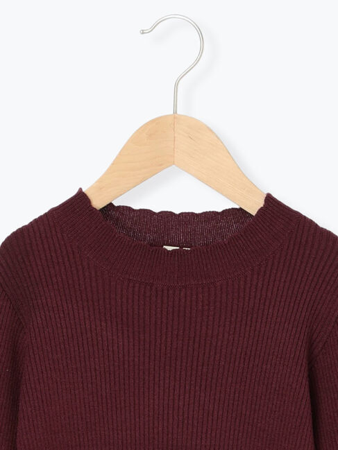 Samansa Mos2 Lagom「【マシンウォッシャブル】ハイネックリブニット」|ニット・セーター|