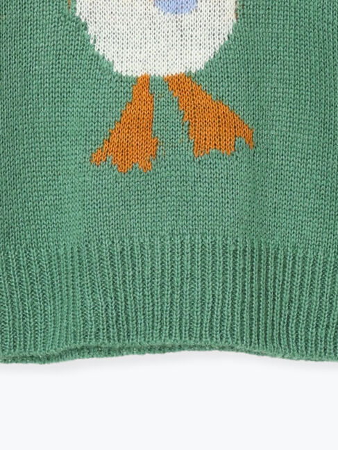 Samansa Mos2 Lagom「【マシンウォッシャブル】アヒルジャカードニット」|ニット・セーター|