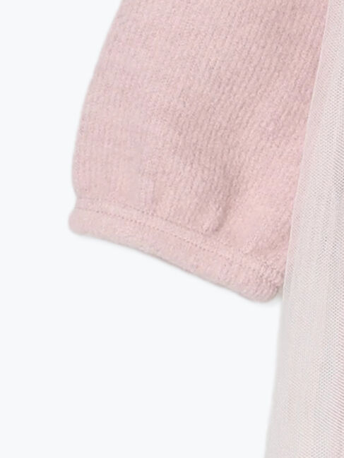 Samansa Mos2 Lagom「チュールドッキングニットソーワンピース」|ワンピース|