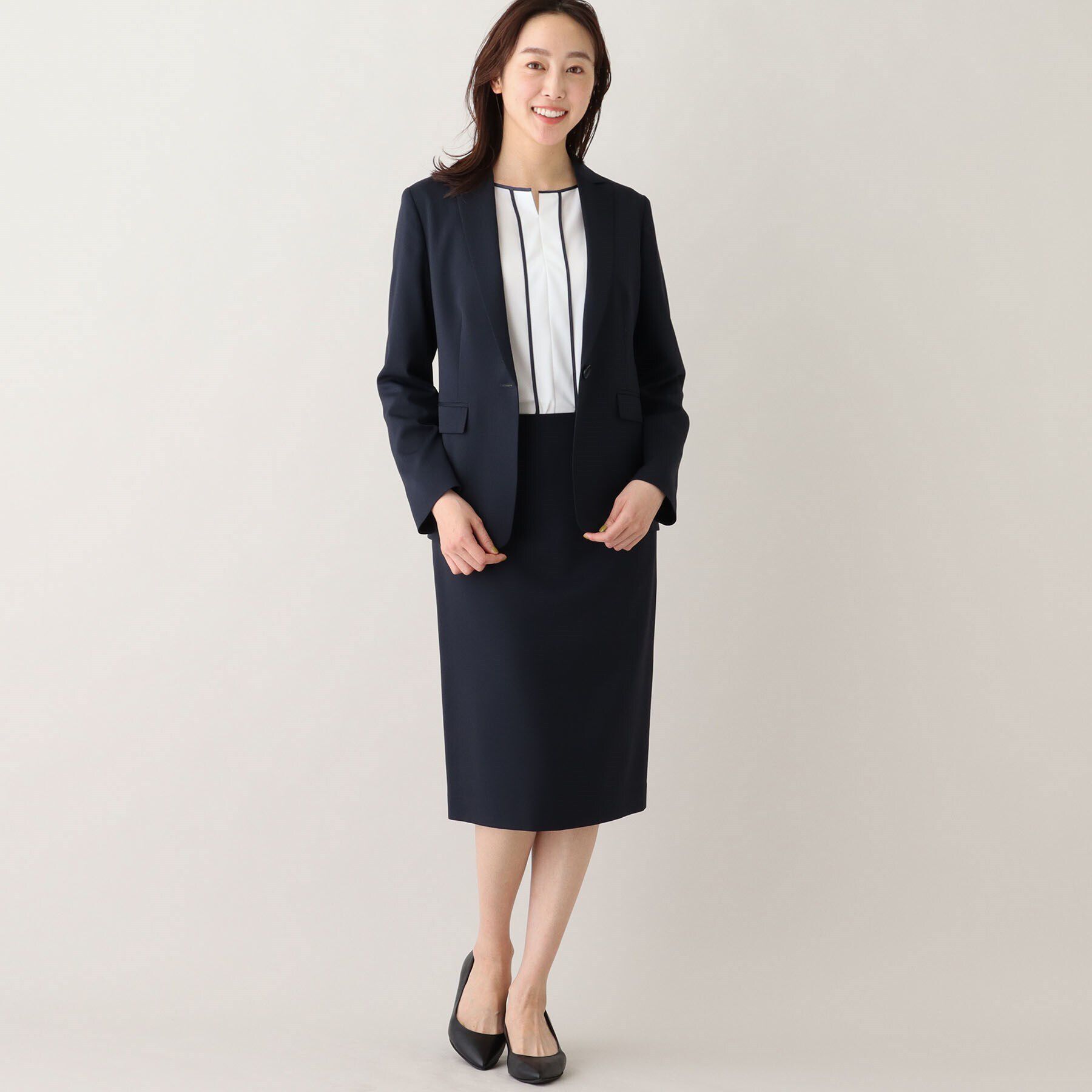 UNTITLED「【軽くて快適！】ウール混 ストレッチテーラードジャケット」|テーラードジャケット|