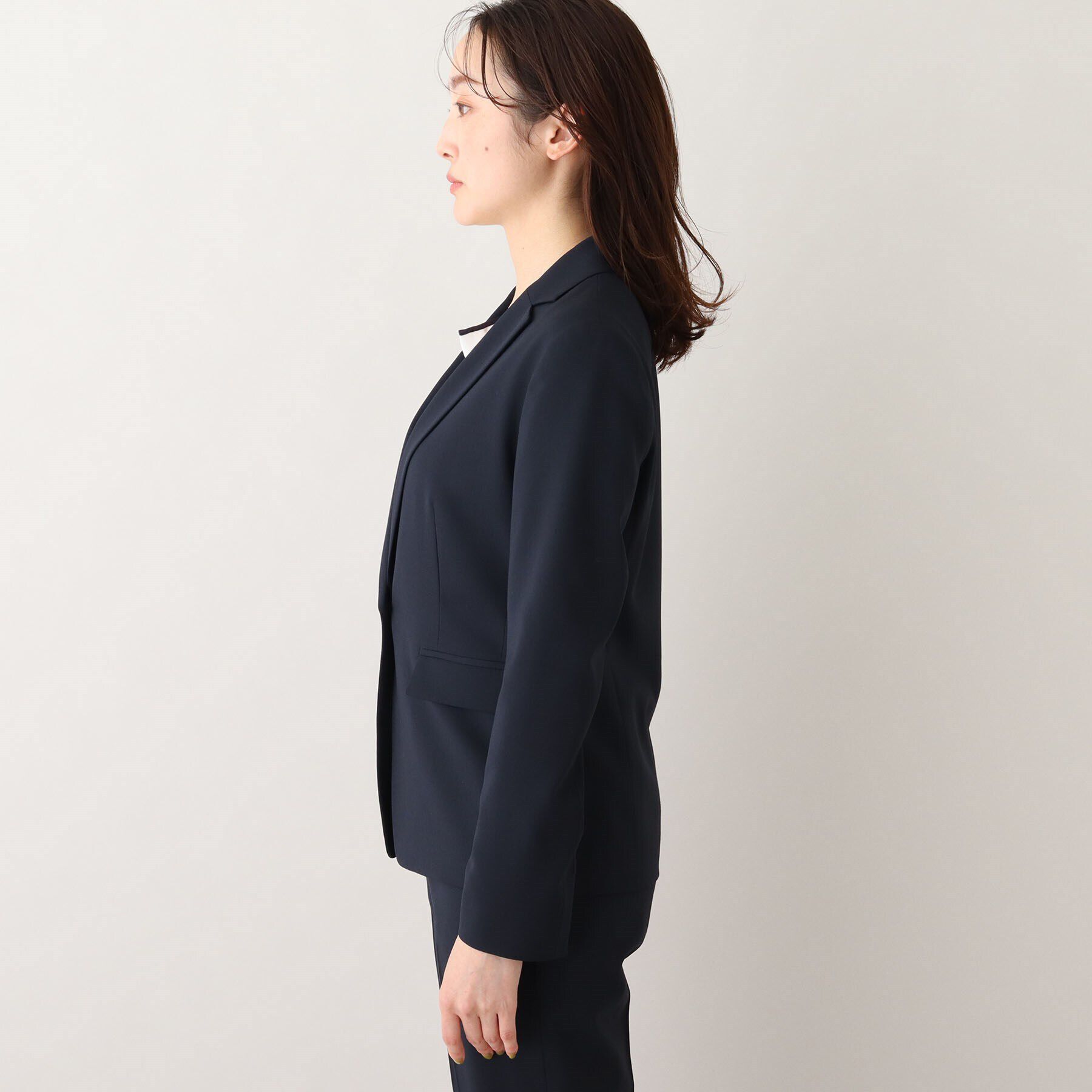 UNTITLED「【軽くて快適！】ウール混 ストレッチテーラードジャケット」|テーラードジャケット|