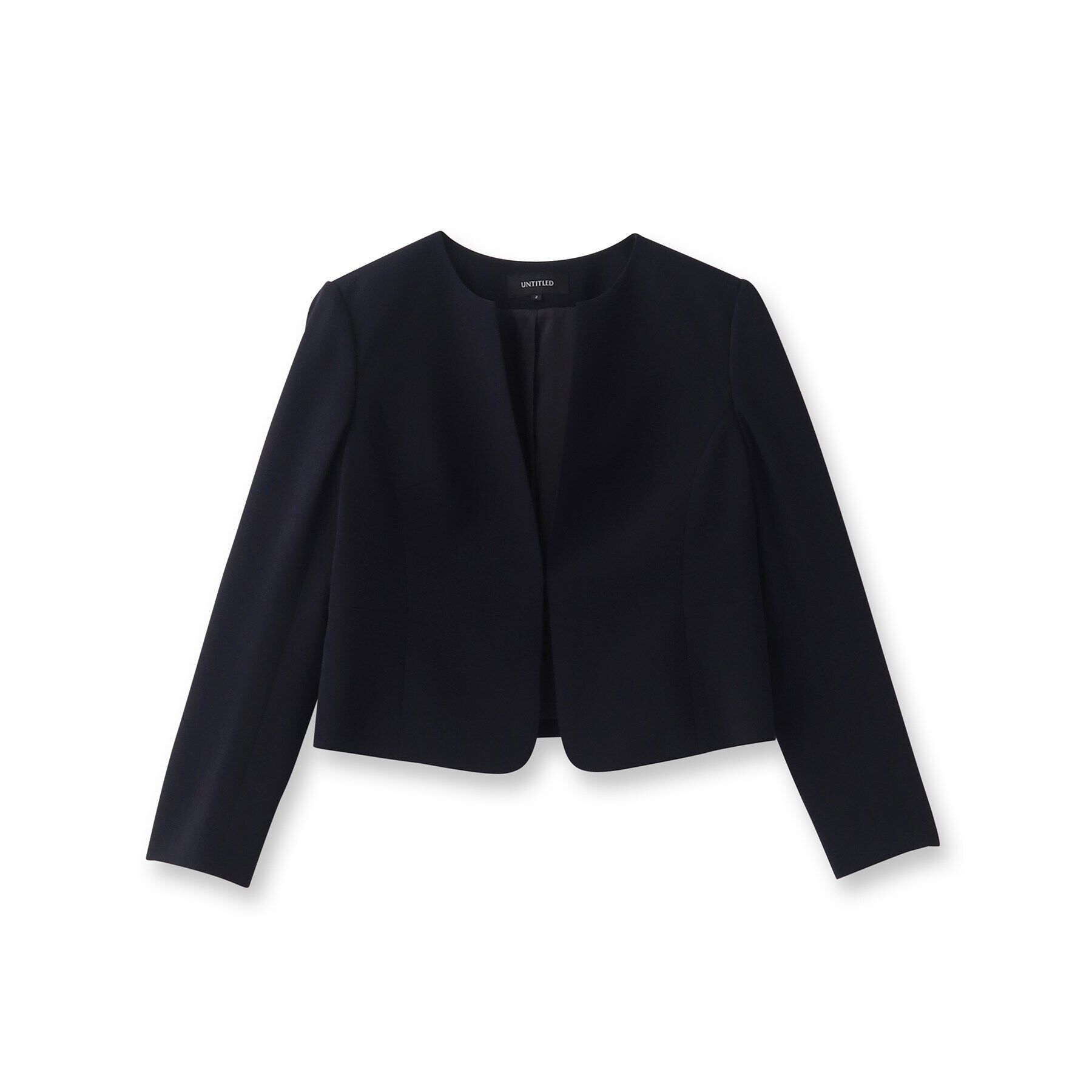 UNTITLED「【通勤スーツ】ノーカラージャケット」|ノーカラージャケット|