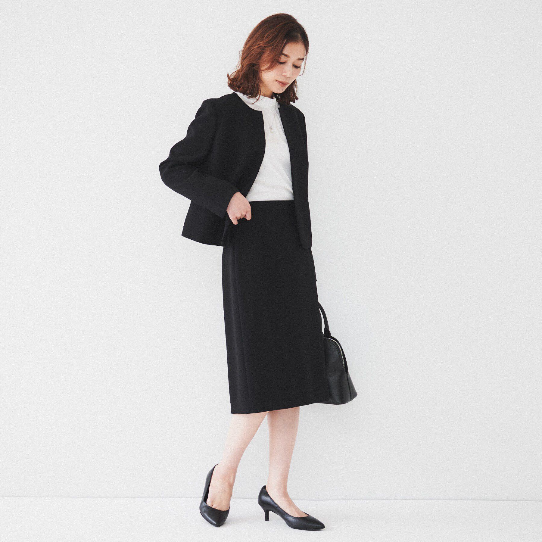 UNTITLED「【通勤スーツ】タイトスカート」|スカート|