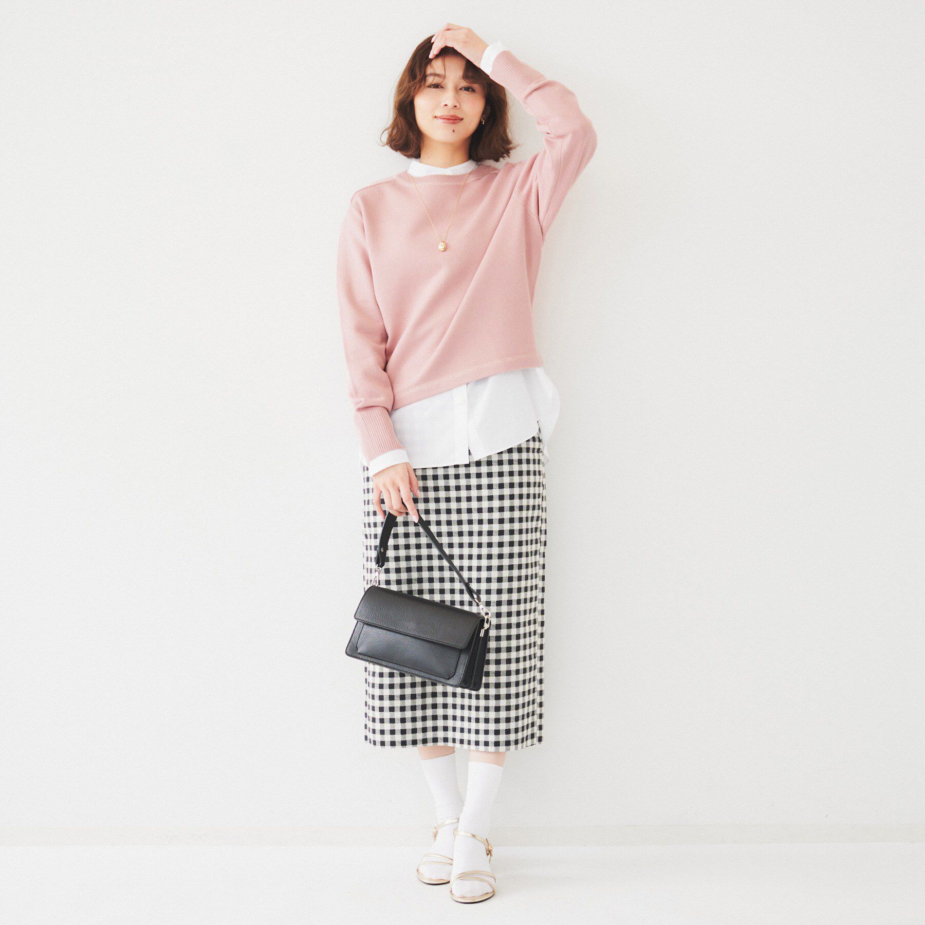 UNTITLED「【オンオフ使える】ドルマンスリーブニット」|ニット・セーター|