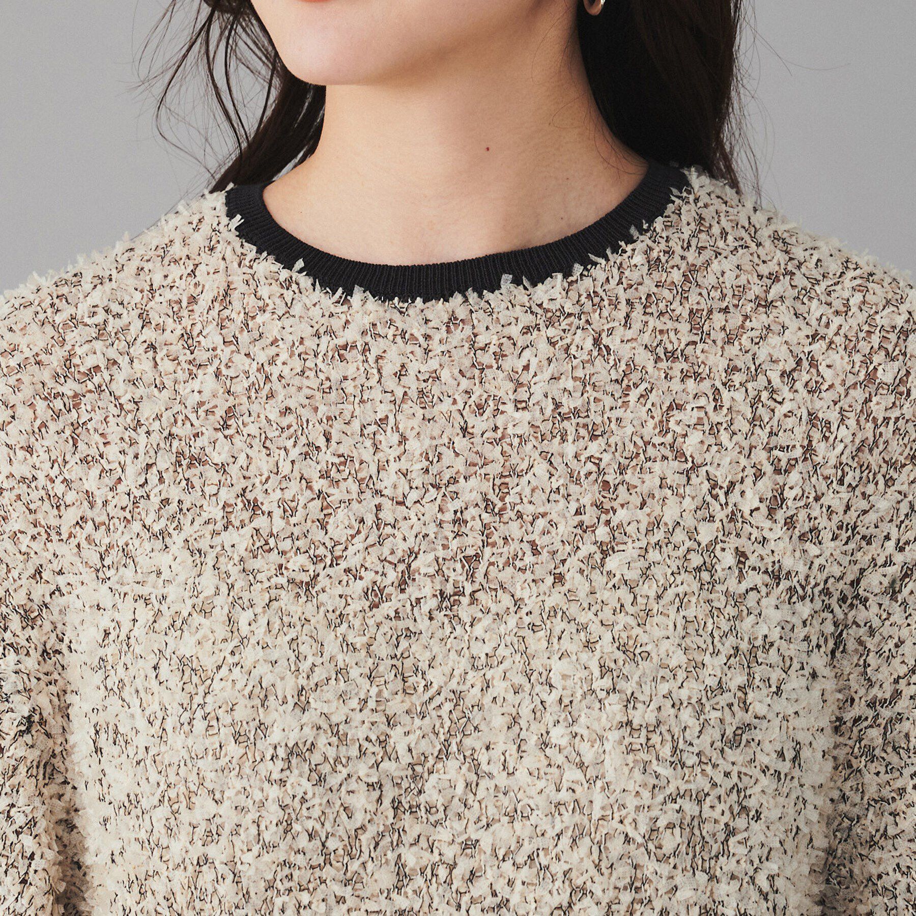 UNTITLED「【YENN】ファンシーヤーンプルオーバー」|ニット・セーター|