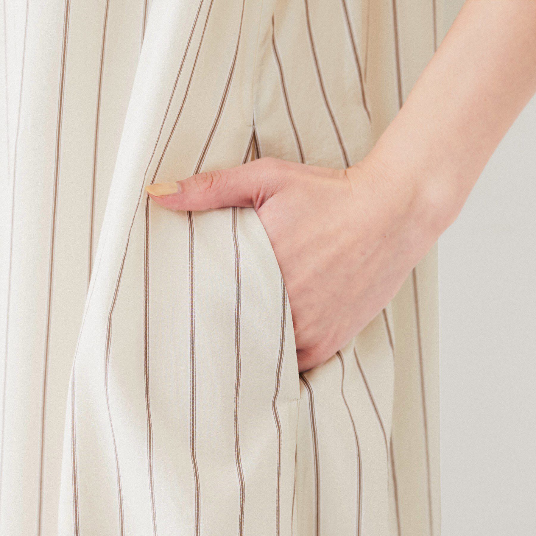 UNTITLED「【洗える/夏ワンピ】ストライプワンピース」|ワンピース|