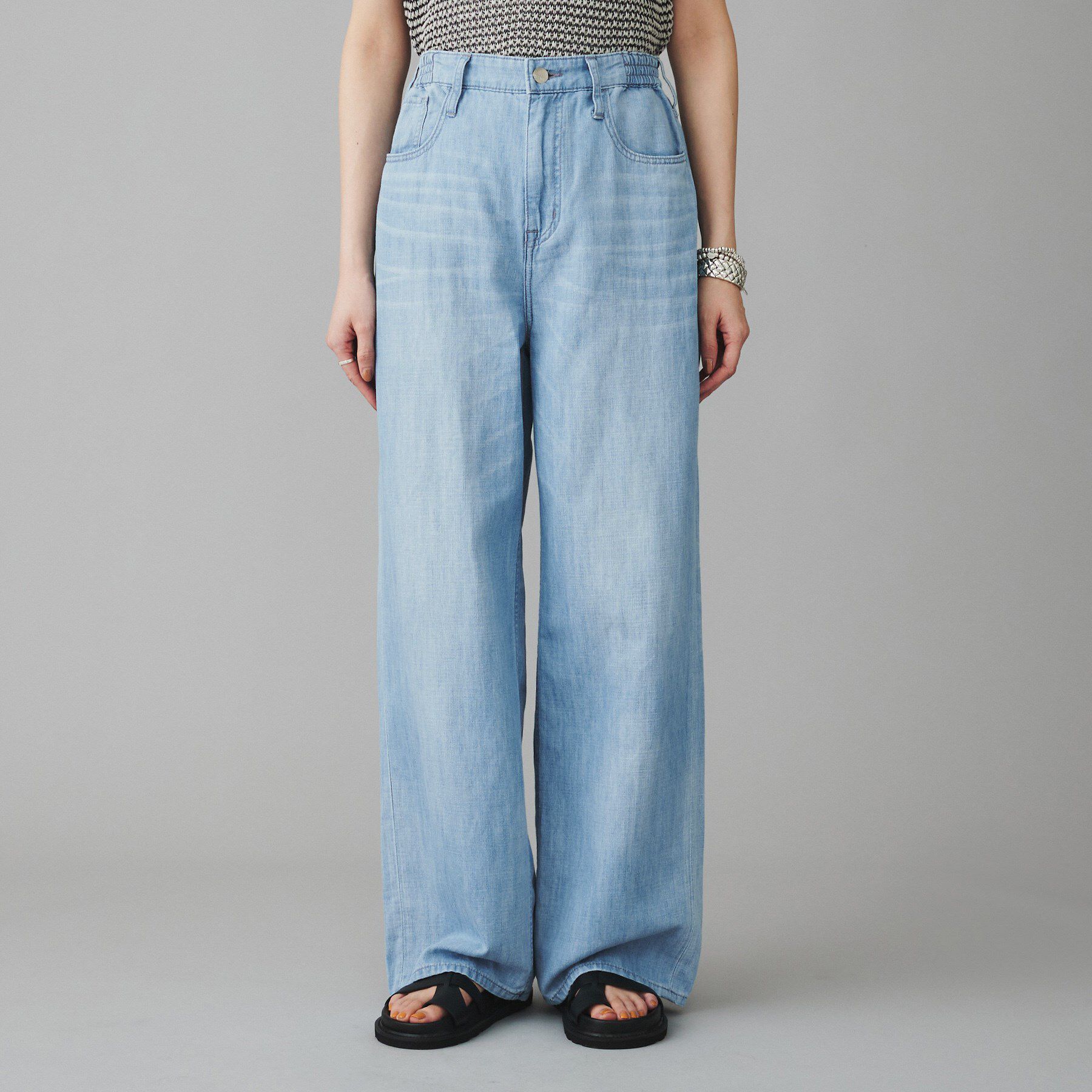 UNTITLED「【Healthy DENIM】Breezy Pink Pepperワイドストレートデニム」|その他|