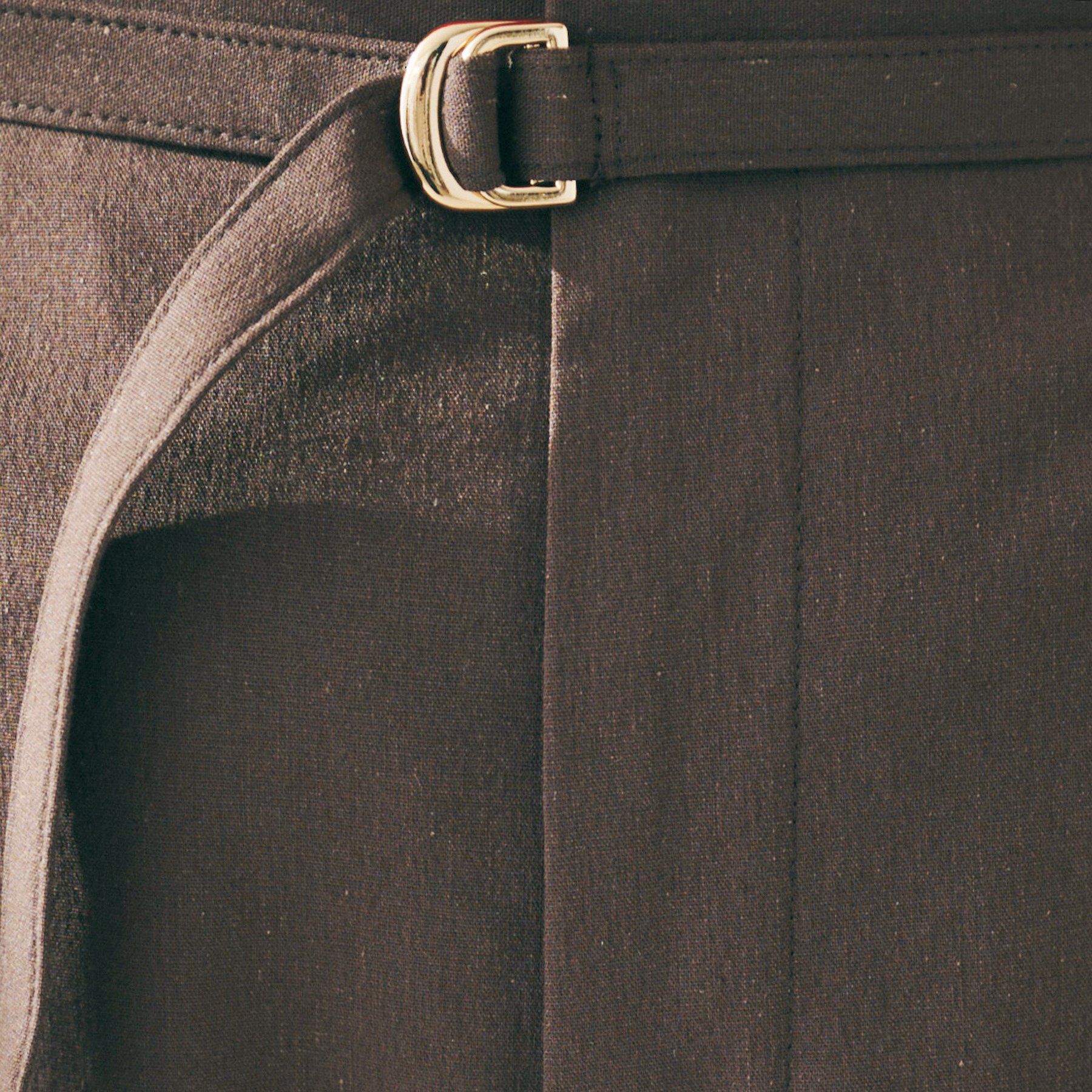 UNTITLED「【セットアップ可能／オンオフ】ラミー混 タックワイドパンツ」|その他|