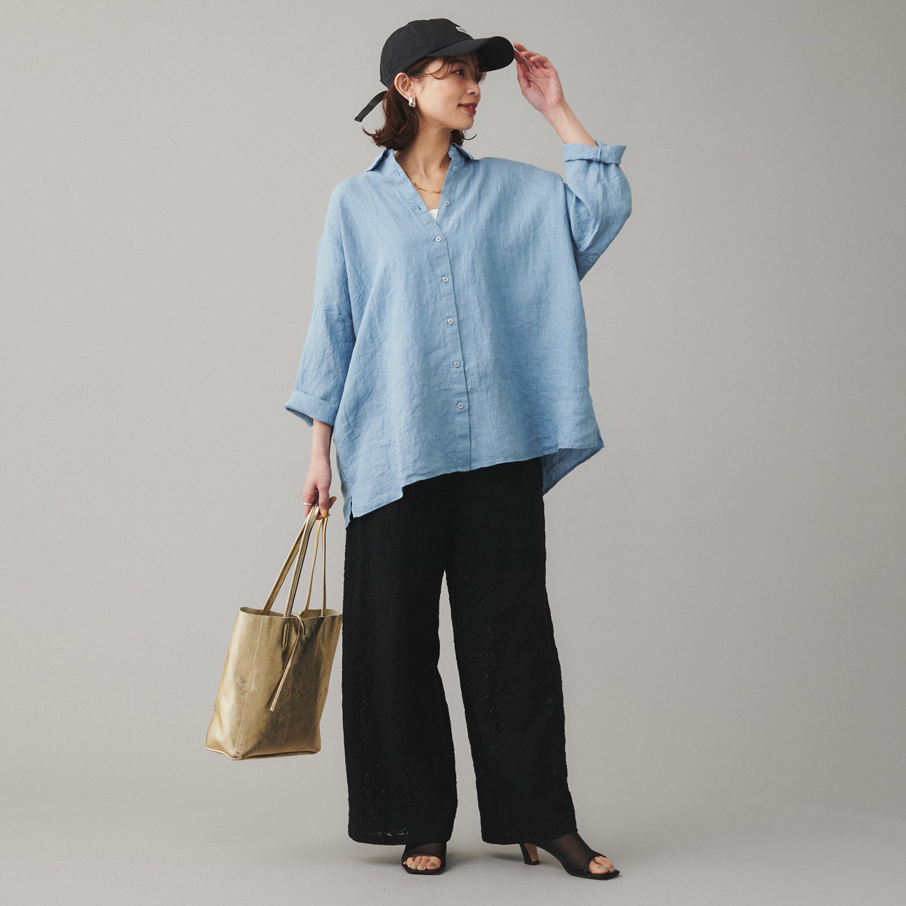 UNTITLED「【SAUTHS】リネンシャツ」|シャツ・ブラウス|